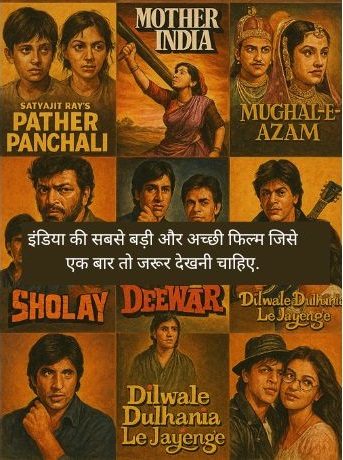इंडिया की सबसे बड़ी और अच्छी फिल्म जिसे एक बार तो जरूर देखनी चाहिए.